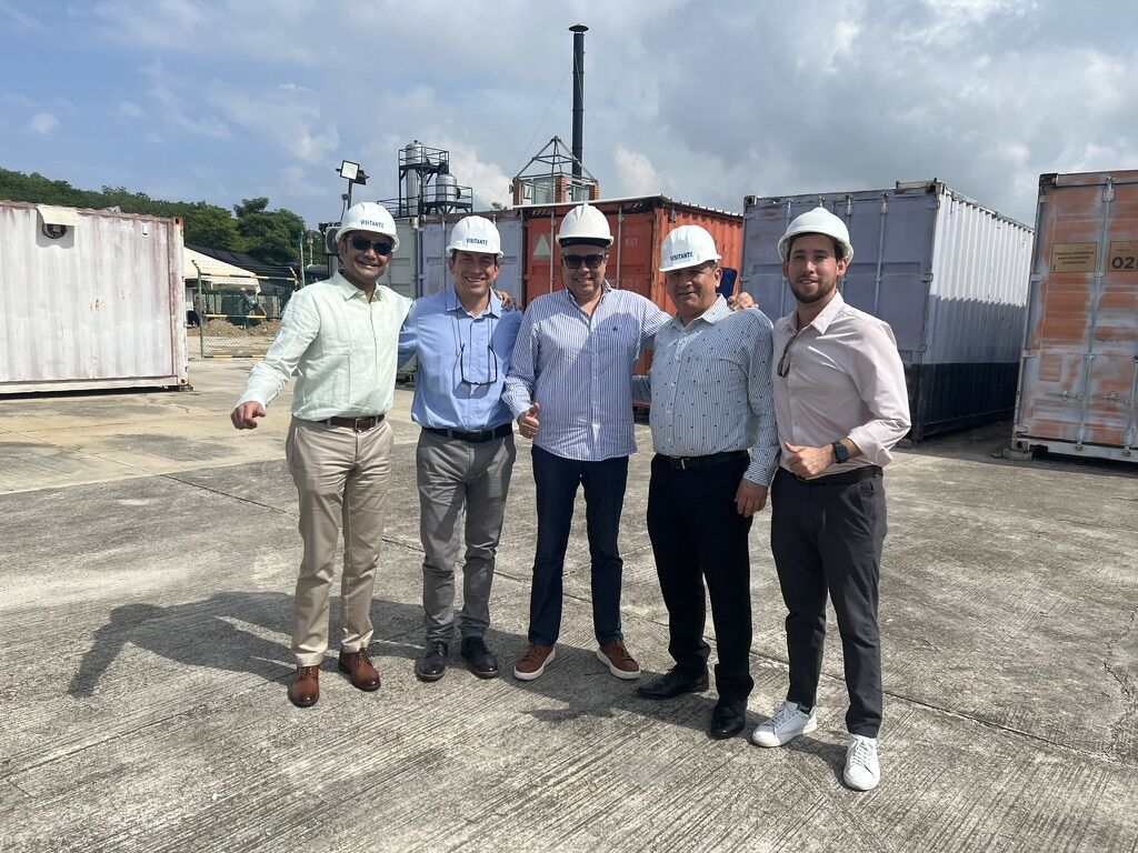 Team at the Sociedad Portuaria del Dique terminal, Cartagena