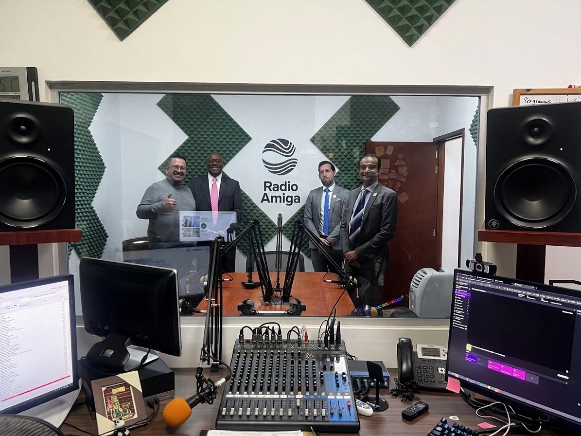 Interview at Radio Amiga, Universidad La Gran Colombia