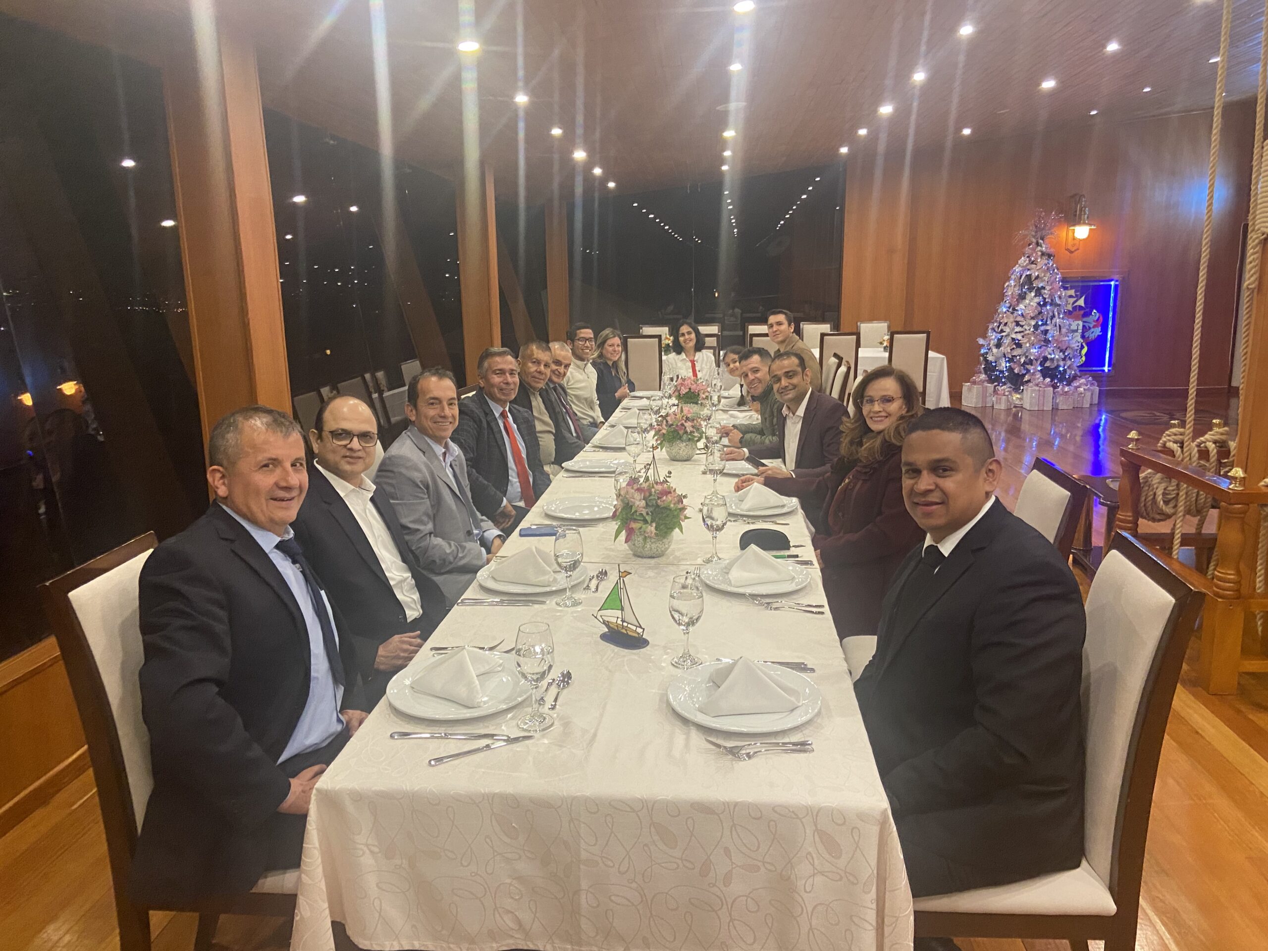 social dinner at naval club